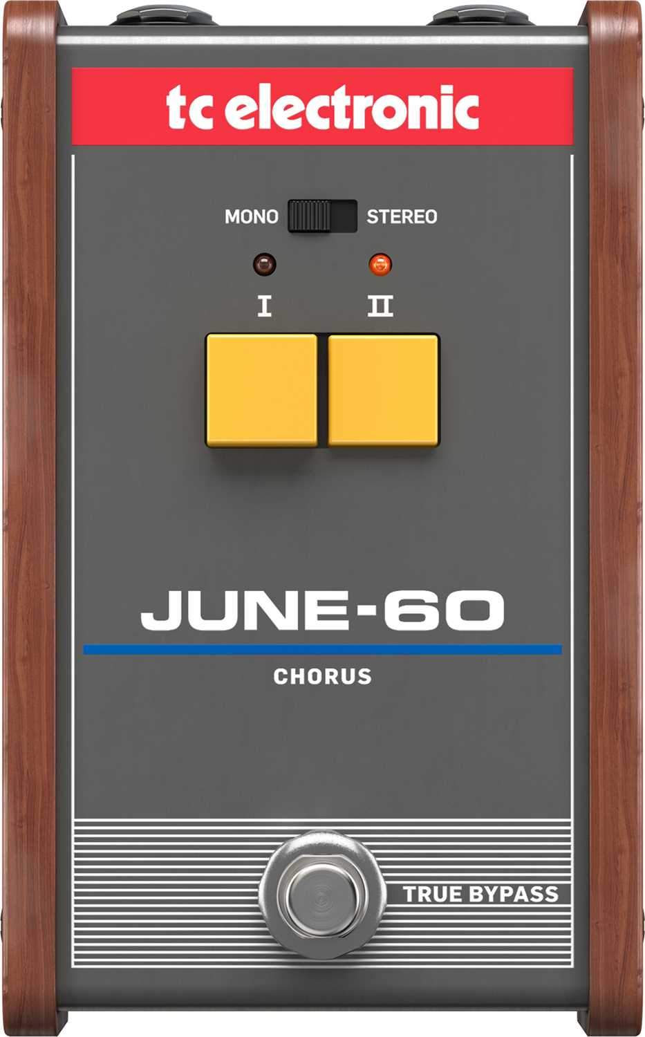 TC Electronic June-60 Chorus Analog Effects Pedal - PSSL ProSound and Stage Lighting