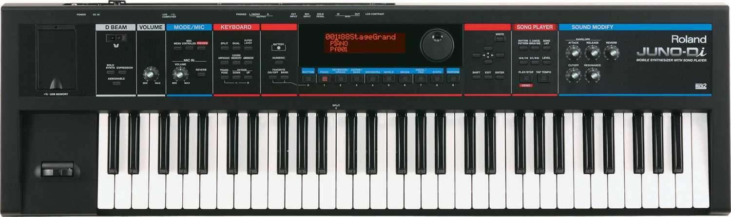 Roland Juno DI 61 Key Mobile Keyboard Synth - PSSL ProSound and Stage Lighting