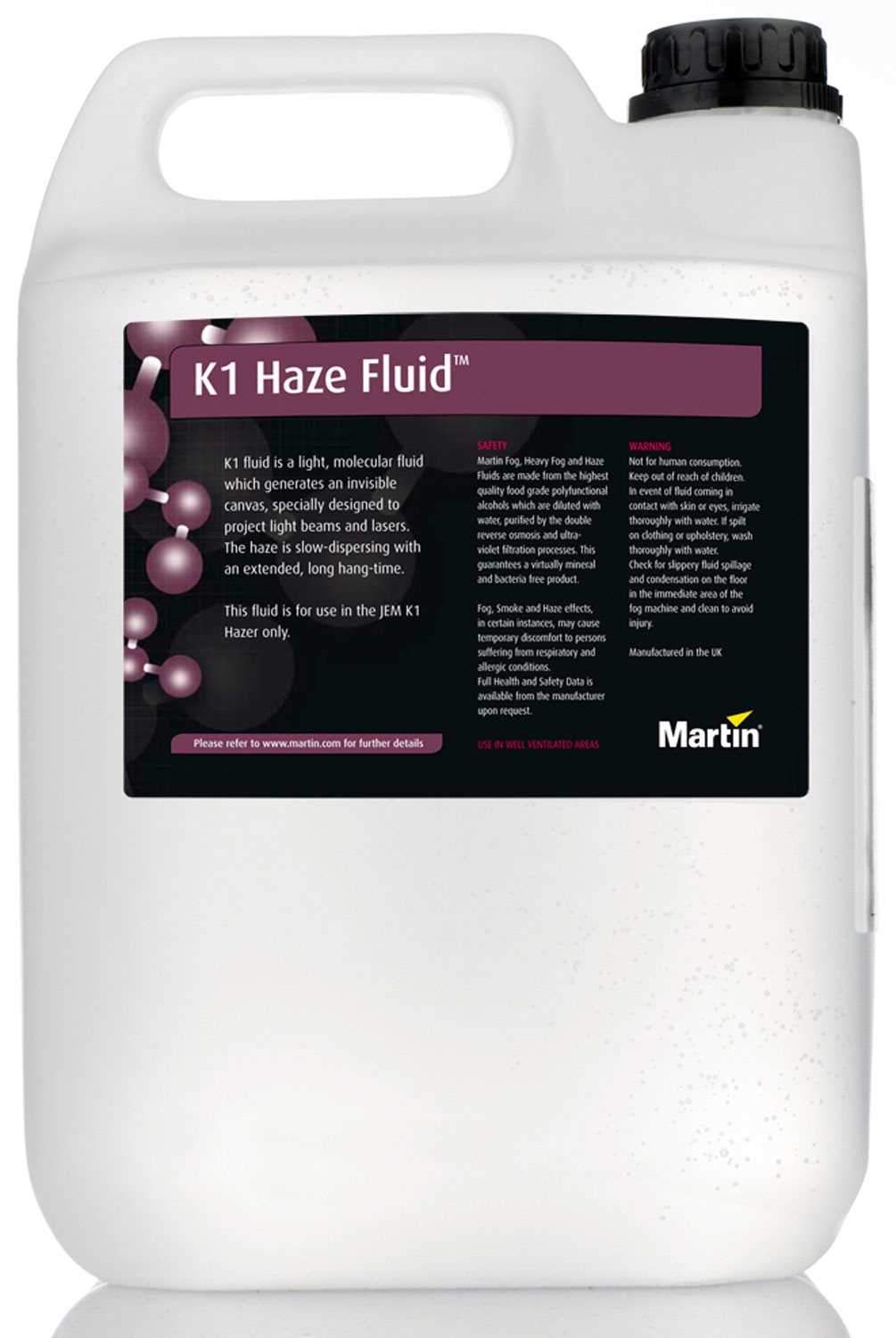 Martin K1 Haze Juice 2.5 Gallon For K1 Haze Only - PSSL ProSound and Stage Lighting