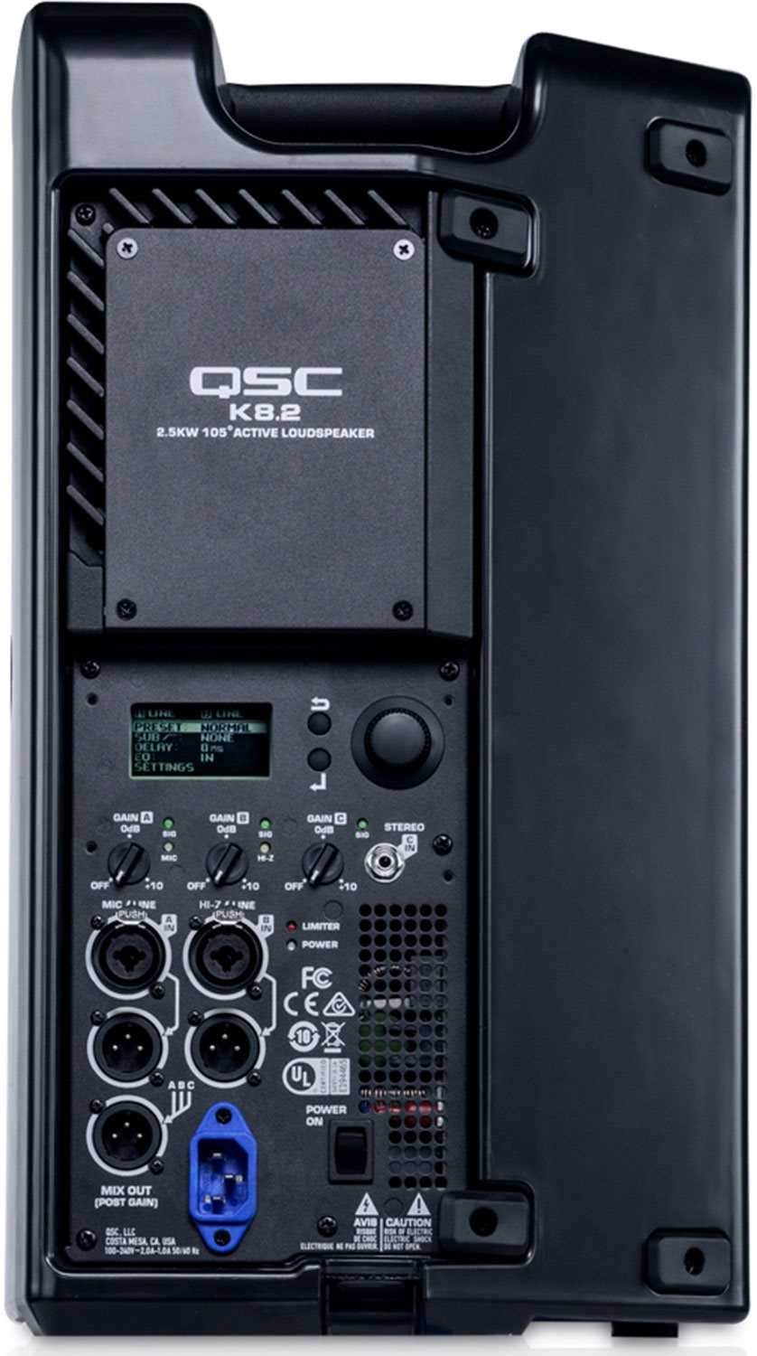 QSC K8.2 8-Inch 2-Way 2000W Powered Speaker - PSSL ProSound and Stage Lighting