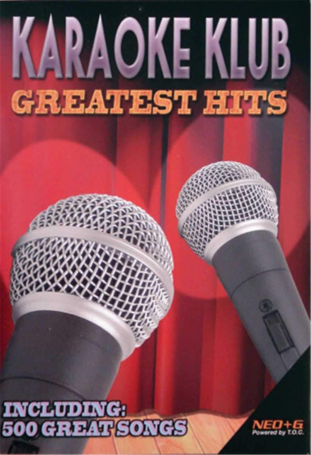 RSQ 500KARAOKEKLUB 500 Greatest Hits Song Pack - PSSL ProSound and Stage Lighting