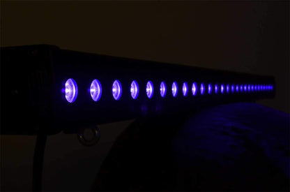 ColorKey KasBar 27x1W UV LED Blacklight with IR Rem - PSSL ProSound and Stage Lighting