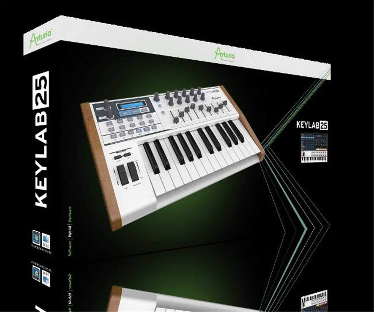 Arturia Keylab 25-Key USB MIDI Keyboard Controller - PSSL ProSound and Stage Lighting