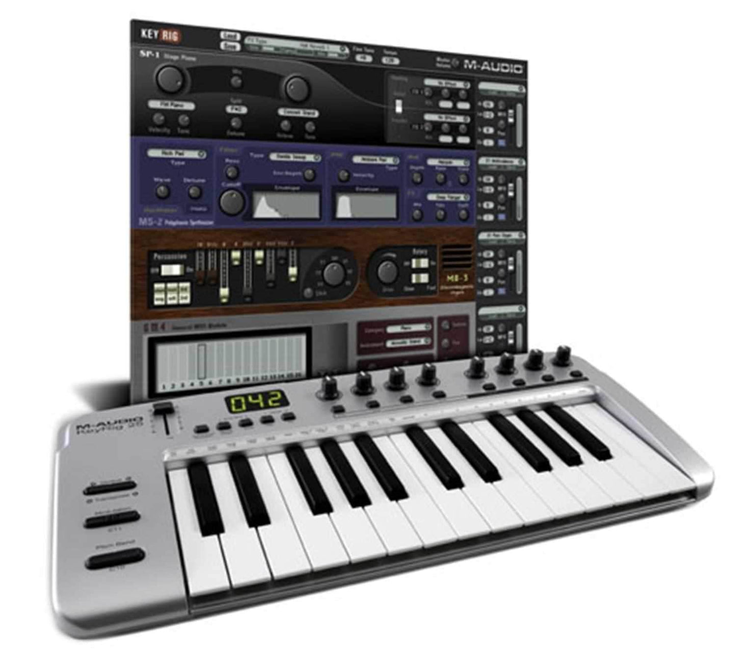 M-Audio KEYRIG-25-V2 25-Key Keyboard Controller - PSSL ProSound and Stage Lighting