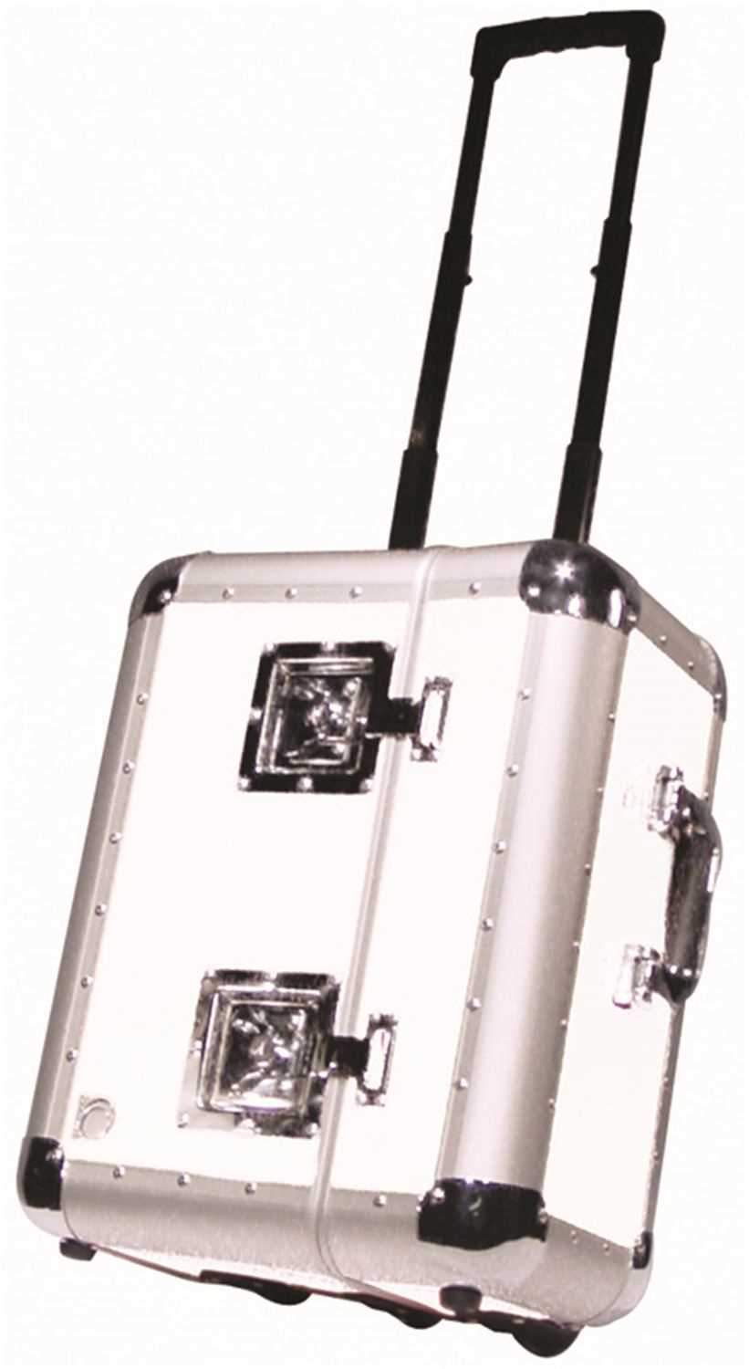 Odyssey KLP070WHT 70 LP Case with Wheels White - PSSL ProSound and Stage Lighting
