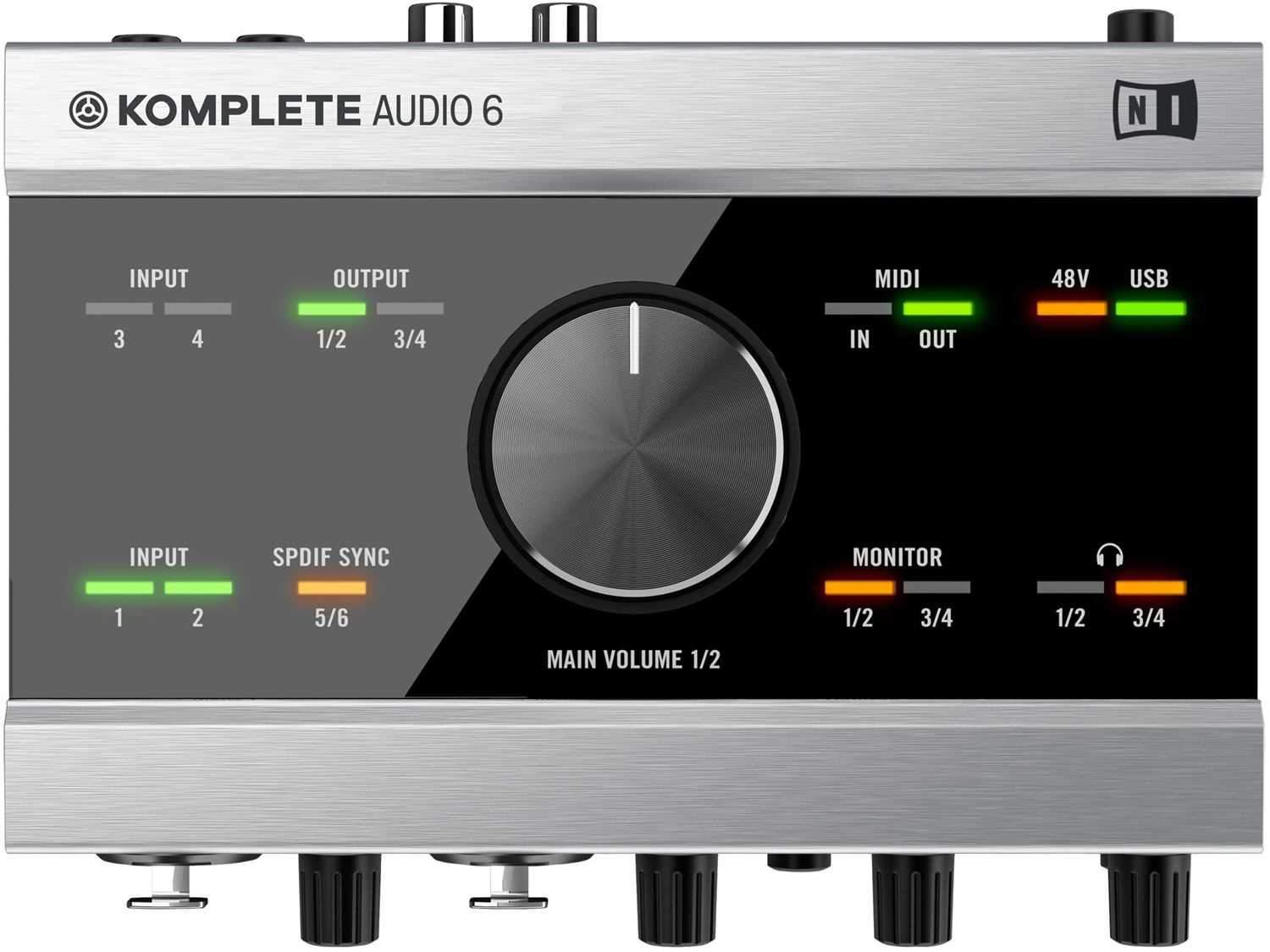 NI Komplete Audio 6 6-Ch Premium Audio Interface - PSSL ProSound and Stage Lighting