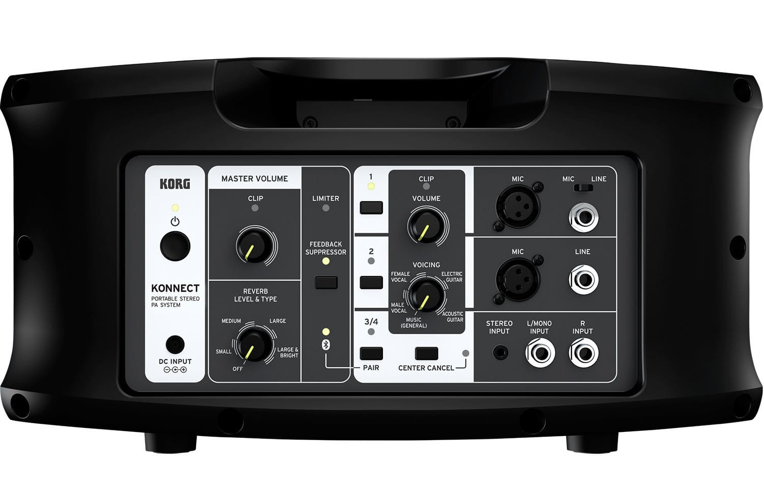 Korg Konnect Portable 4-Channel Bluetooth Stereo PA - PSSL ProSound and Stage Lighting