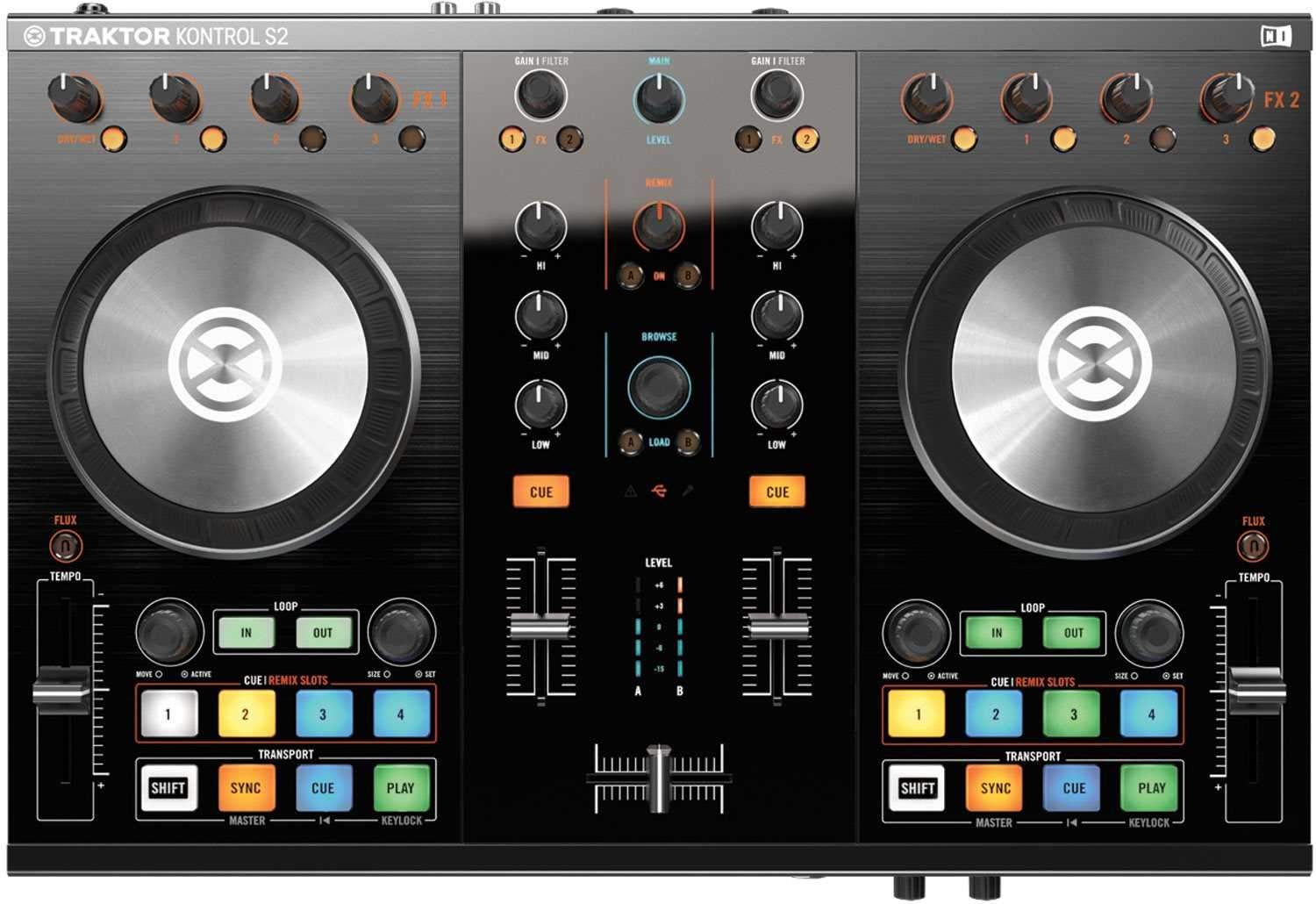 Native Instruments Kontrol S2 MK2 DJ Controller - PSSL ProSound and Stage Lighting