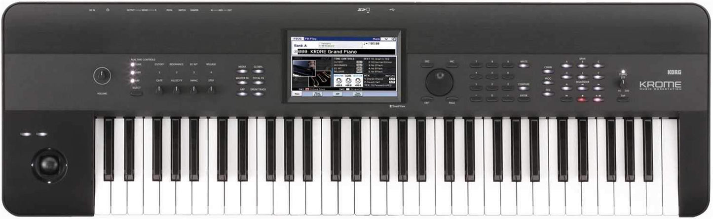 Korg KROME61 61-Key Music Workstation Synth - PSSL ProSound and Stage Lighting