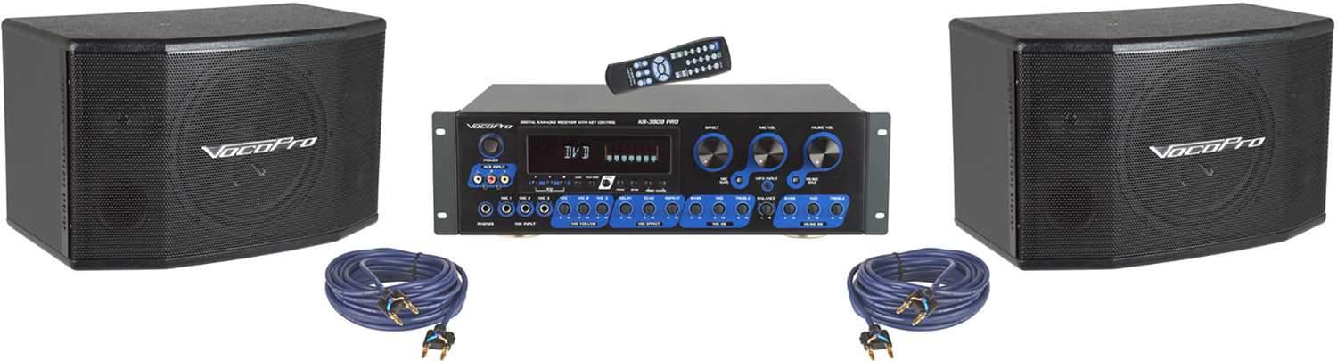 VocoPro KRS-2 Digital Karaoke Mixing Amp System - PSSL ProSound and Stage Lighting
