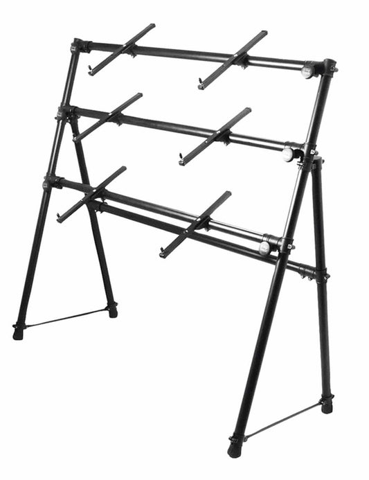 On Stage KS7903 Dlx 3 Tier A Frame Keyboard Stand - PSSL ProSound and Stage Lighting