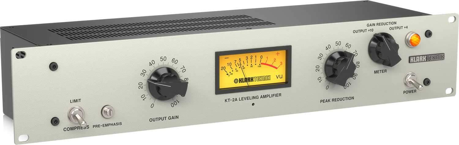 Klark Teknik KT-2A Classic Leveling Amplifier Tube Compressor - PSSL ProSound and Stage Lighting