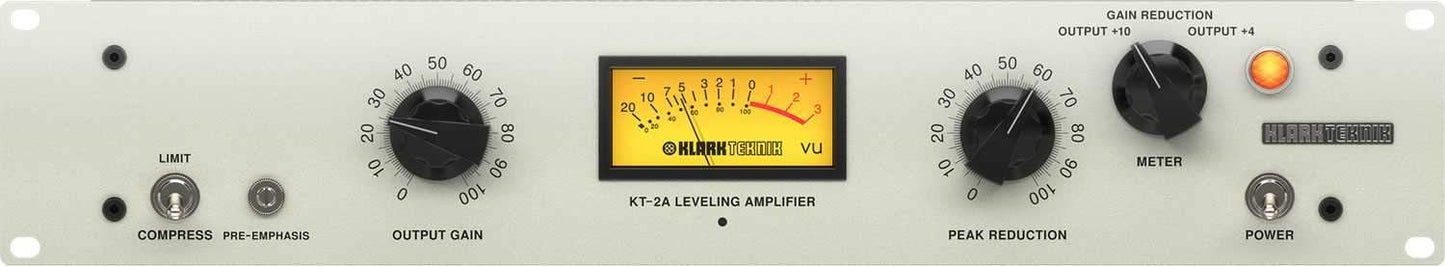 Klark Teknik KT-2A Classic Leveling Amplifier Tube Compressor - PSSL ProSound and Stage Lighting
