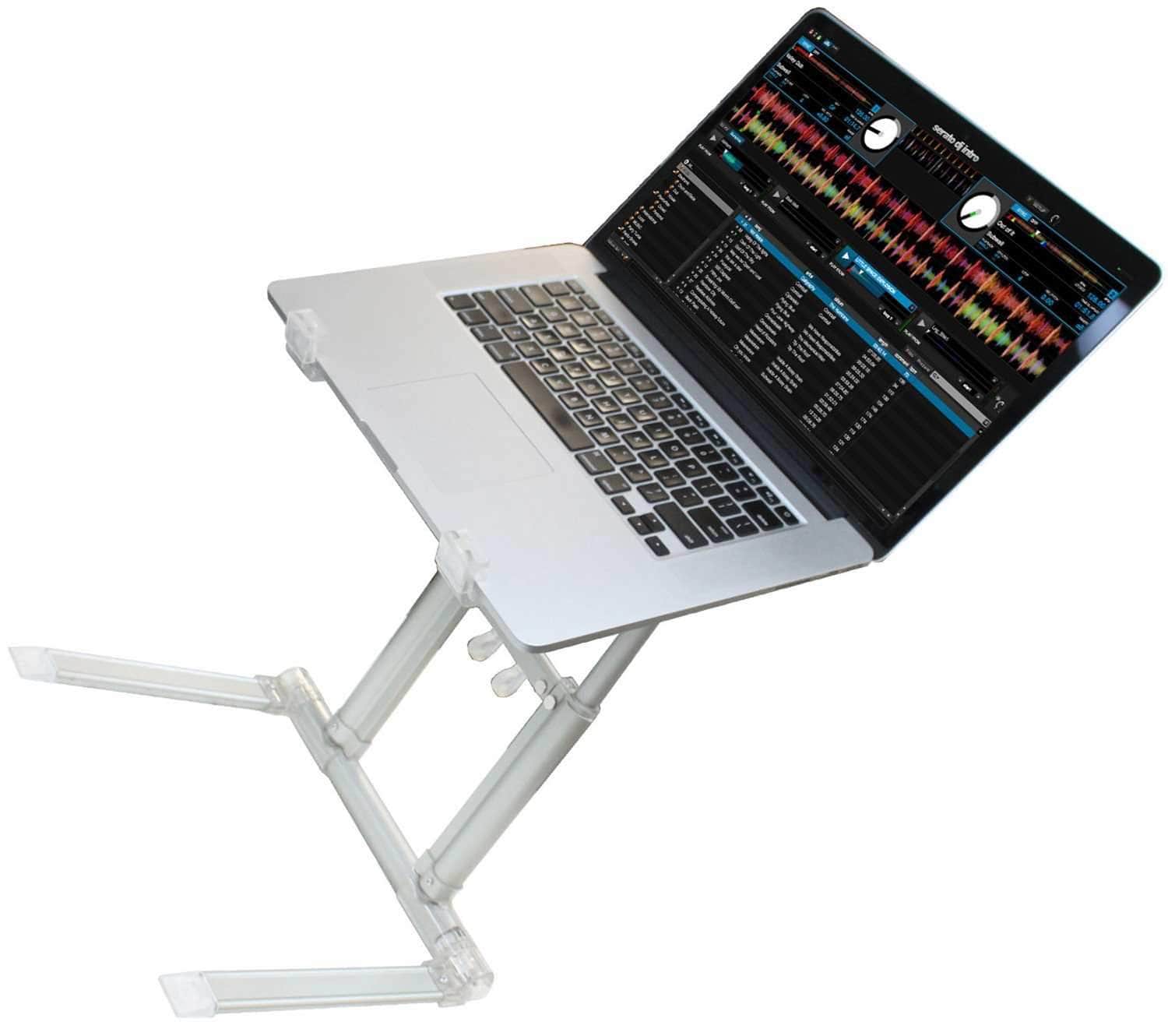 Odyssey LSTAND360 Silver DJ Laptop & Tablet Stand - PSSL ProSound and Stage Lighting