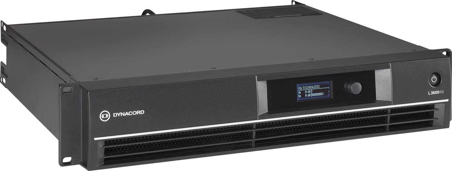 Dynacord L3600FD Power Amplifier wwith DSP - PSSL ProSound and Stage Lighting