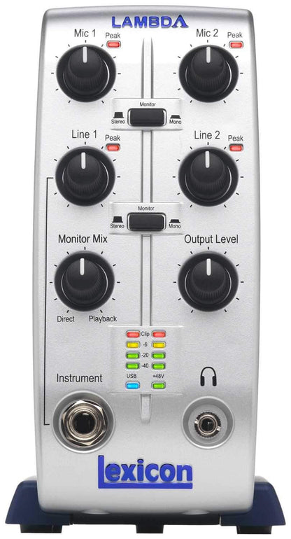 Lexicon LAMBDA Desktop USB Audio Interface - PSSL ProSound and Stage Lighting