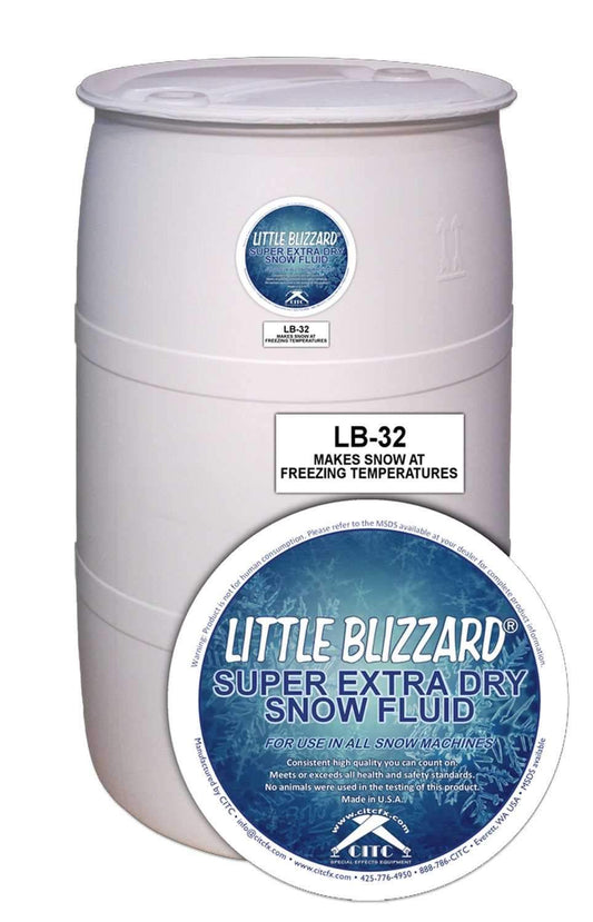 CITC LB32 Freezing Snow Fluid 55 Gallon Drum - PSSL ProSound and Stage Lighting