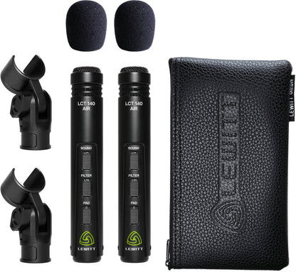 Lewitt LCT-140 AIR Matched Pair Small Diaphragm Microphones - PSSL ProSound and Stage Lighting