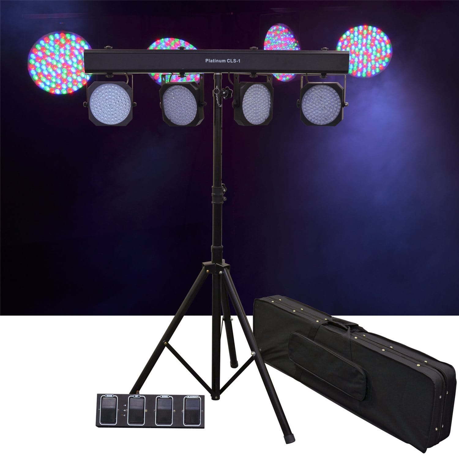 ColorKey WaferPar Sys 1 432x.10 RGB Stand/Bag/Cont - PSSL ProSound and Stage Lighting