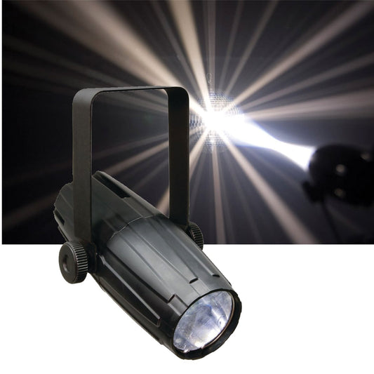 Chauvet LED Pinspot 2 Compact 3-Watt White LED Pinspot Light - PSSL ProSound and Stage Lighting