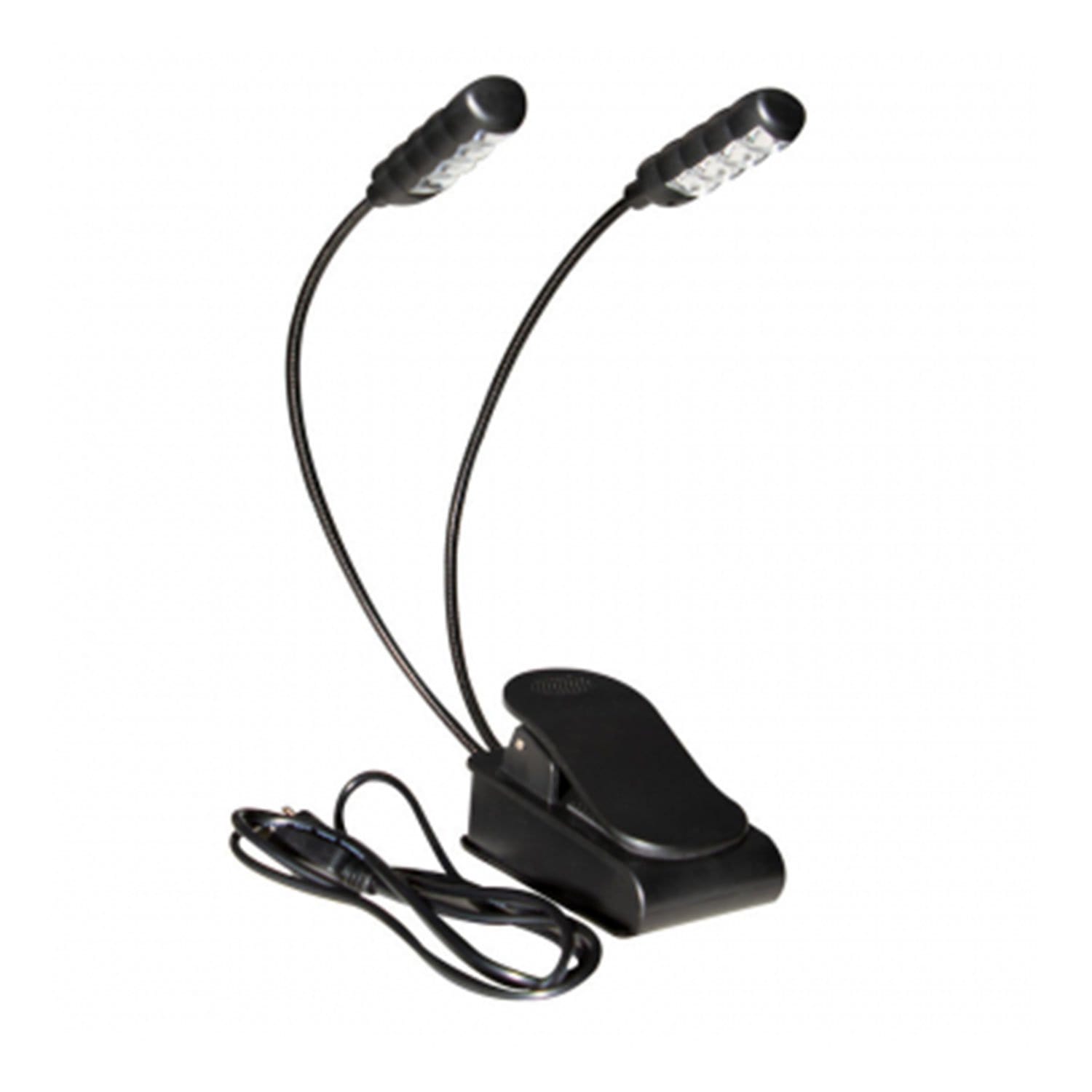 On-Stage LED2224 Dual Head USB Clip Light - PSSL ProSound and Stage Lighting