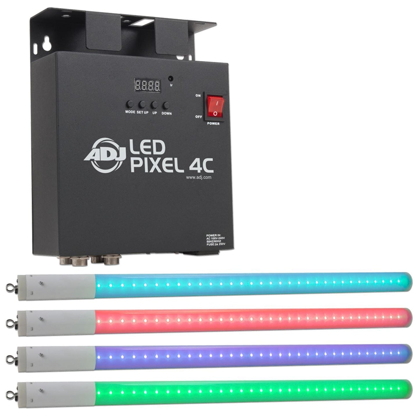 American DJ LED Pixel Tube 360 4Pack with Controller - PSSL ProSound and Stage Lighting