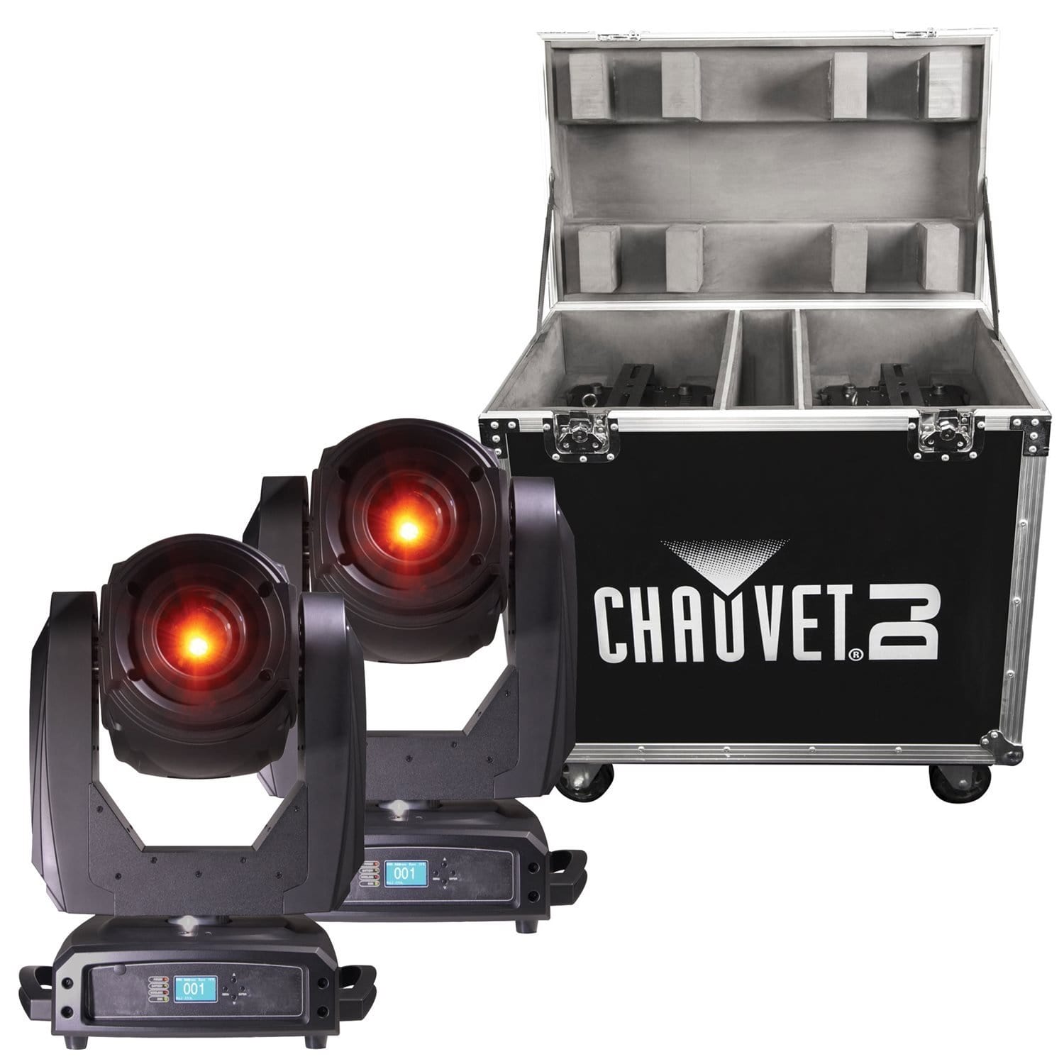 Chauvet Legend 330SR Spot 2 Pack with Flight Case - PSSL ProSound and Stage Lighting