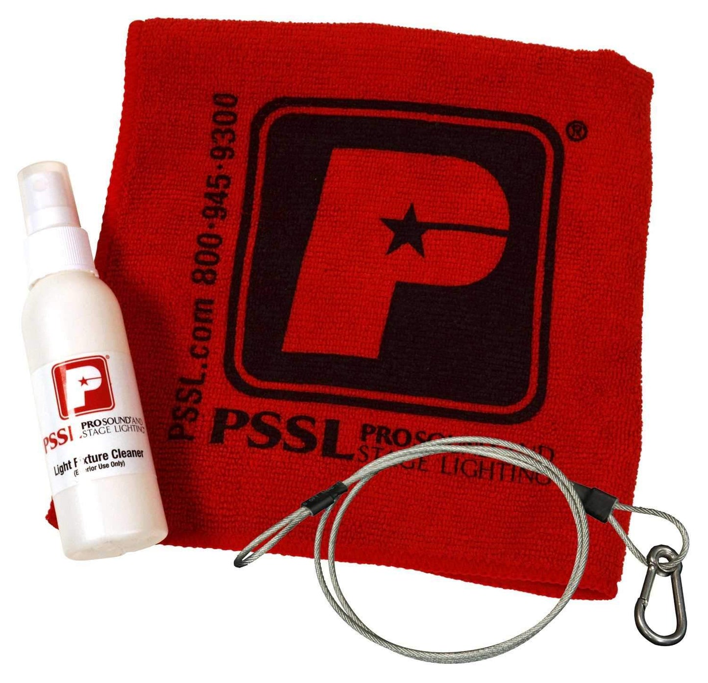 PSSL Light Care Kit (Cleaning Kit & Safety Cable) - PSSL ProSound and Stage Lighting