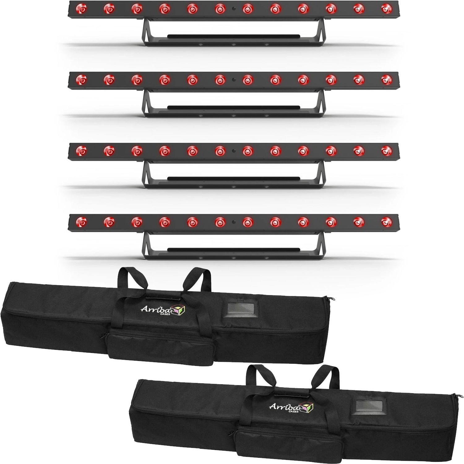 Chauvet COLORband T3 BT RGB LED Strip Light 4-Pack with Bags - PSSL ProSound and Stage Lighting