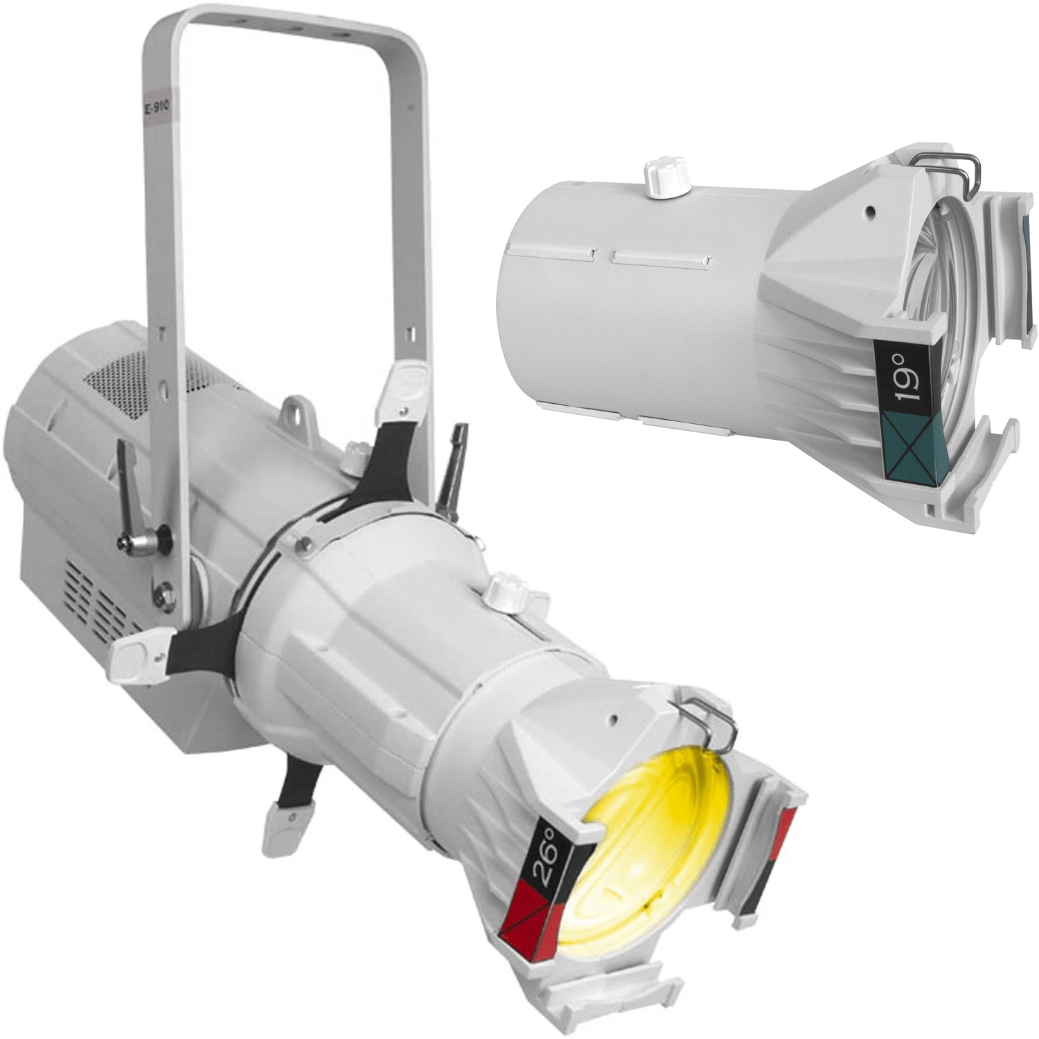 Chauvet Ovation E-910FC White LED Ellipsoidal Light with 19-degree HD Lens - PSSL ProSound and Stage Lighting
