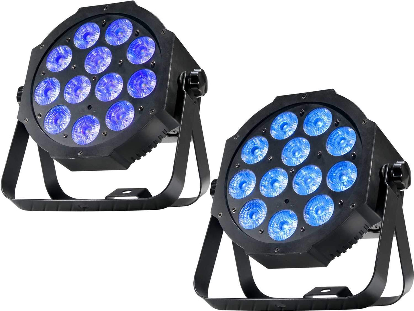 ADJ American DJ Mega 64 Profile Plus RGB Plus UV LED Wash Light 2-Pack - PSSL ProSound and Stage Lighting