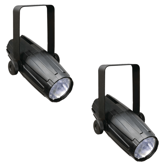 Chauvet LED Pinspot 2 Compact 3W White LED Light 2-Pack - PSSL ProSound and Stage Lighting