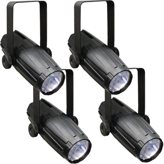 Chauvet LED Pinspot 2 Compact 3-Watt White LED Light 4-Pack - PSSL ProSound and Stage Lighting