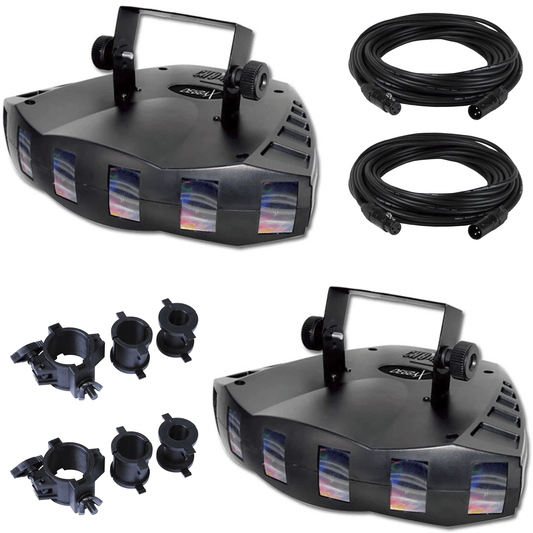Chauvet Derby X Effect Light 2-pack with Accessories - PSSL ProSound and Stage Lighting
