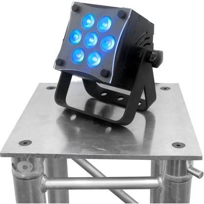 Mega Lite Baby Color Q70 RGBW LED Wash Light with Floor Stand - PSSL ProSound and Stage Lighting