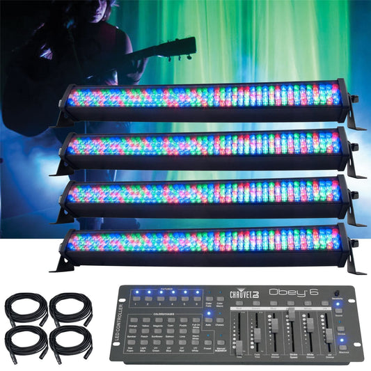 ADJ American DJ Mega GO Bar 50 4 Pack LED Light System - PSSL ProSound and Stage Lighting