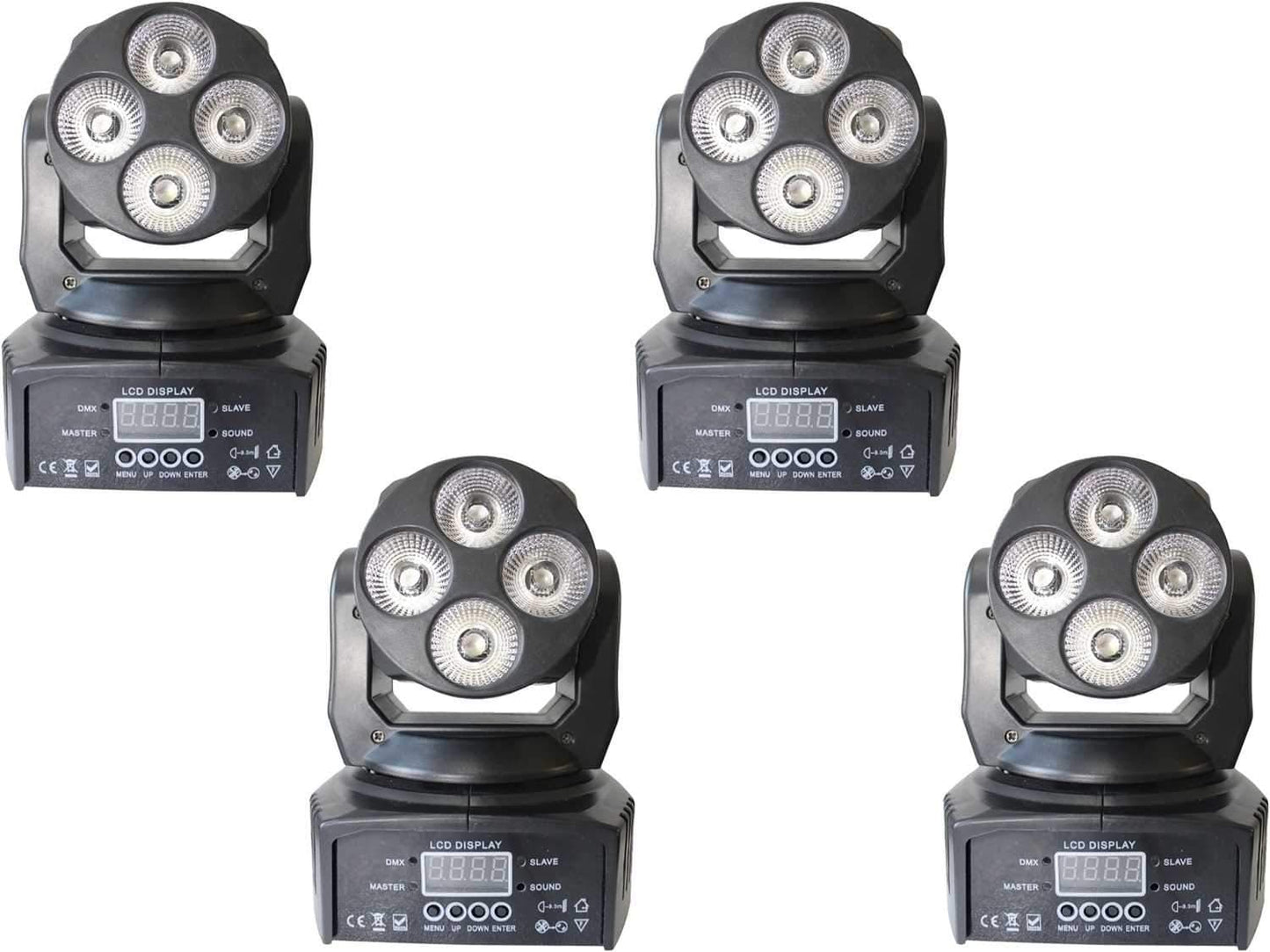 ColorKey Mover Miniwash QUAD 4 Moving Head 4-Pack - PSSL ProSound and Stage Lighting
