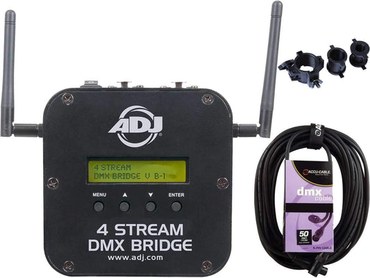 ADJ American DJ 4STREAM DMX Bridge with Clamp & Cable - PSSL ProSound and Stage Lighting