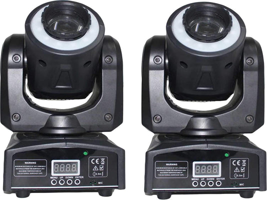ColorKey Mover Halo Spot 30W LED Moving Head 2-Pack - PSSL ProSound and Stage Lighting