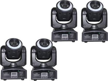 ColorKey Mover Halo Spot 30W LED Moving Head 4-Pack - PSSL ProSound and Stage Lighting