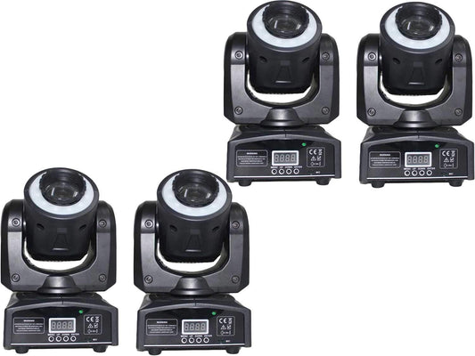ColorKey Mover Halo Spot 30W LED Moving Head 4-Pack - PSSL ProSound and Stage Lighting