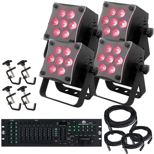 Mega Lite Baby Color Q70 4x LED Light System - PSSL ProSound and Stage Lighting