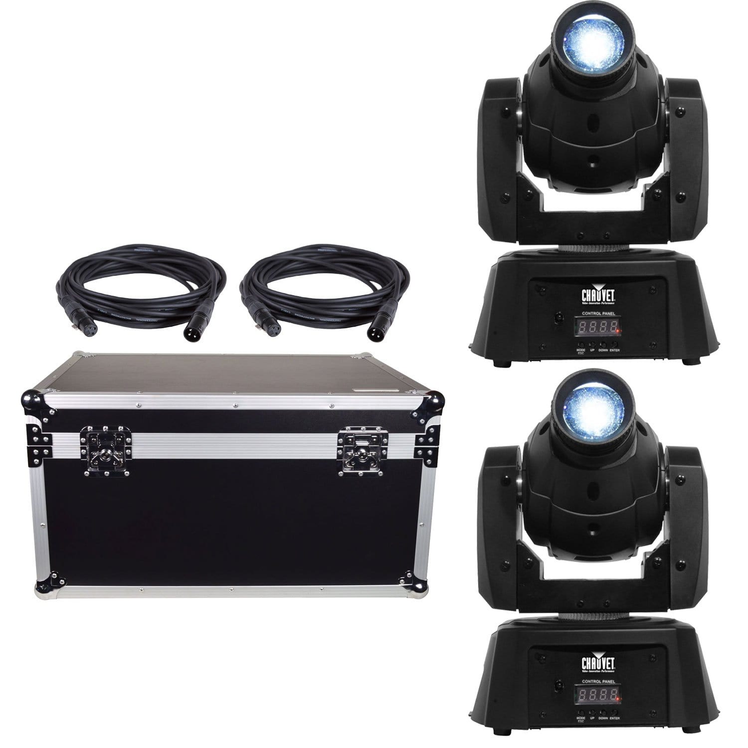 Chauvet Intimidator Spot 100 2 Pk with ATA Case - PSSL ProSound and Stage Lighting