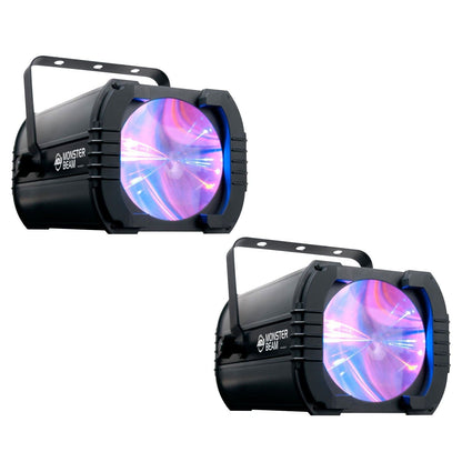 American DJ Monster Beam RGBAW LED Light 2-Pack - PSSL ProSound and Stage Lighting