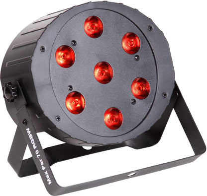 Solena Max Par 70 Quad LED Light 8-Pack with DMX Controller - PSSL ProSound and Stage Lighting