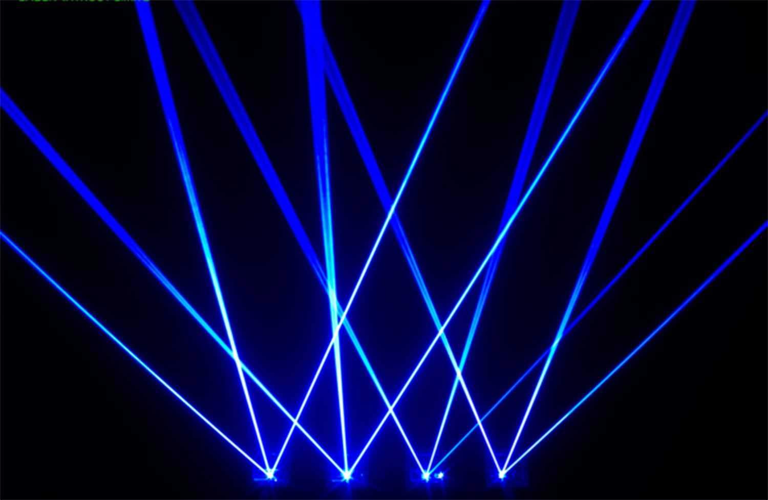 X-Laser Aurora Cobalt CP Quad Aperture Laser Fixture 4-Pack - PSSL ProSound and Stage Lighting