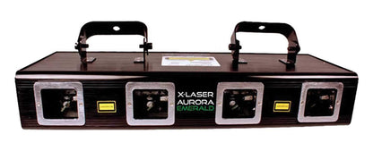 X-Laser Aurora Emerald CP Quad Aperture Laser Fixture 4-Pack - PSSL ProSound and Stage Lighting