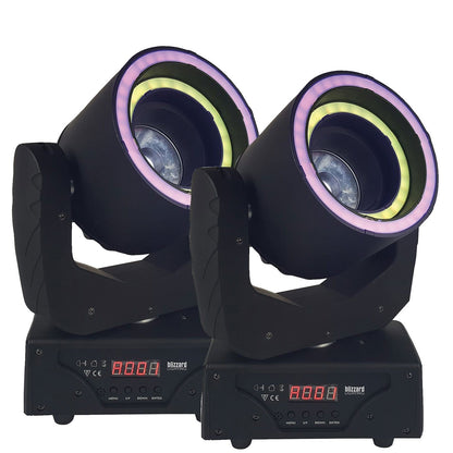Blizzard Hypno Beam 60-Watt LED Moving Head Light with Aura Effect 2-Pack - PSSL ProSound and Stage Lighting