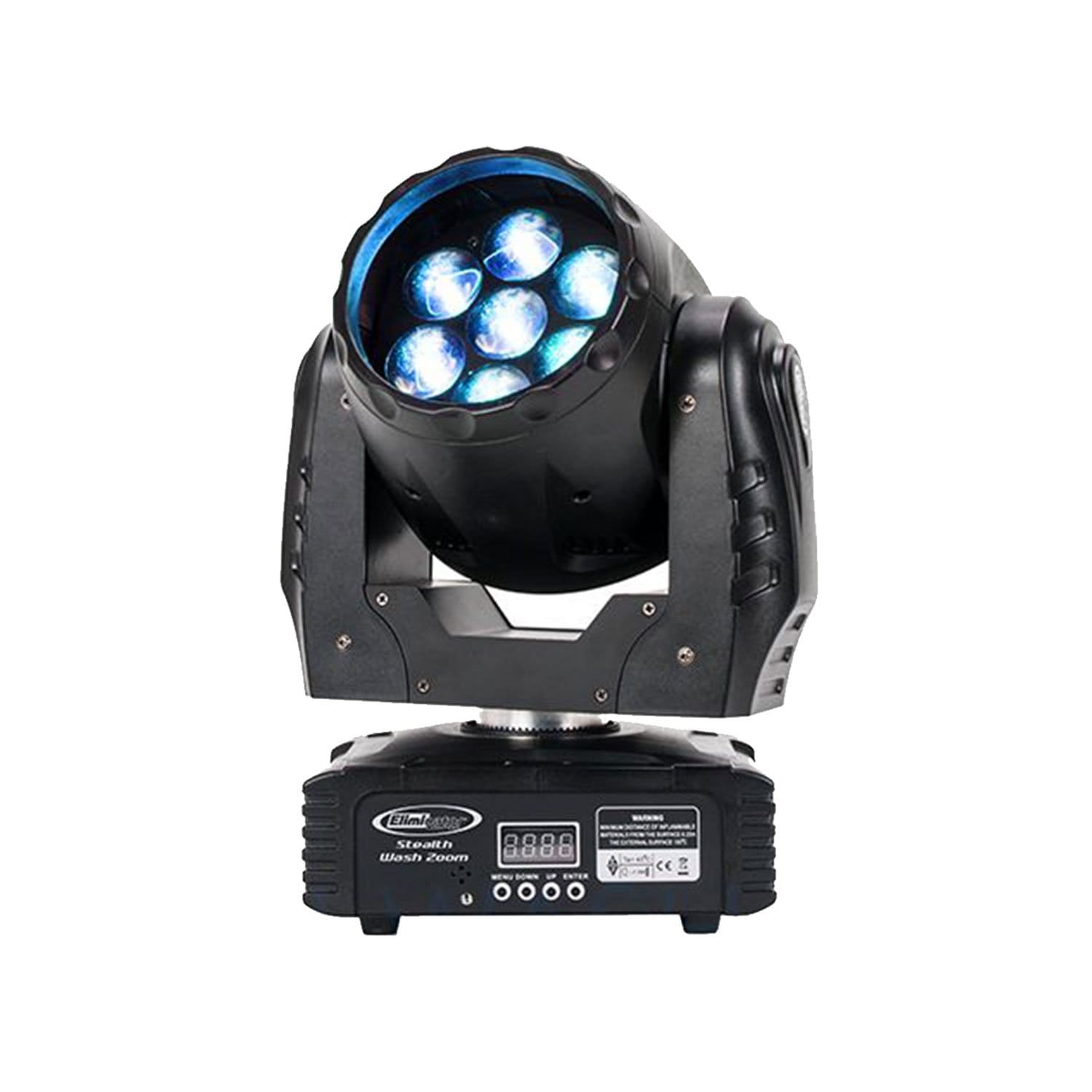 Eliminator Stealth Wash LED Moving Head 2-Pack Lighting System - PSSL ProSound and Stage Lighting