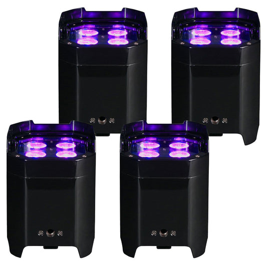 ADJ American DJ Element HEX Wireless LED Wash Light 4-Pack - PSSL ProSound and Stage Lighting
